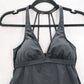 Venus Black Padded Halter Strap Swim Racerback Beach Tank Tankini Top S Small 6