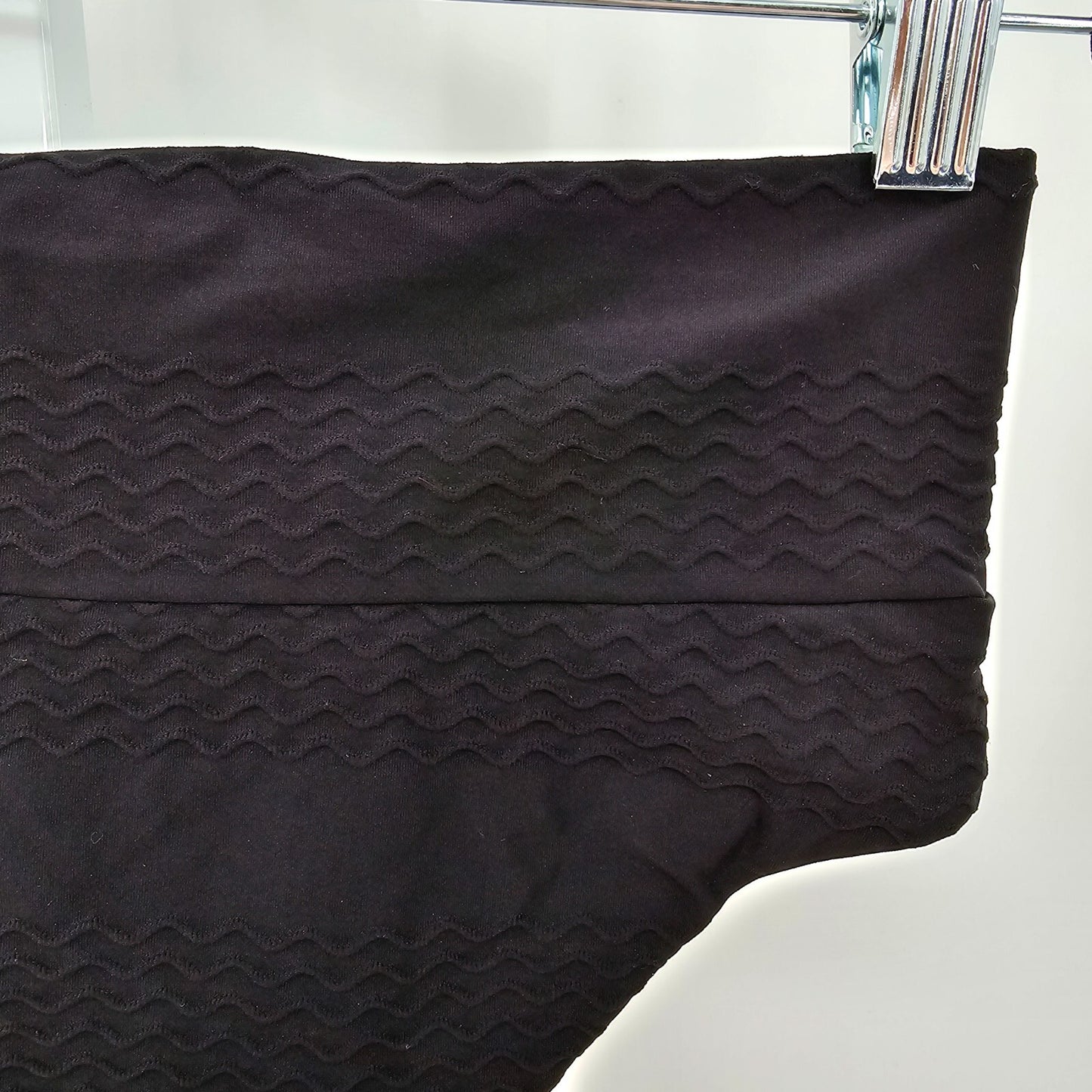 Aerie Black Bikini Bottom High Waist Swimwear Swimsuit Size Medium