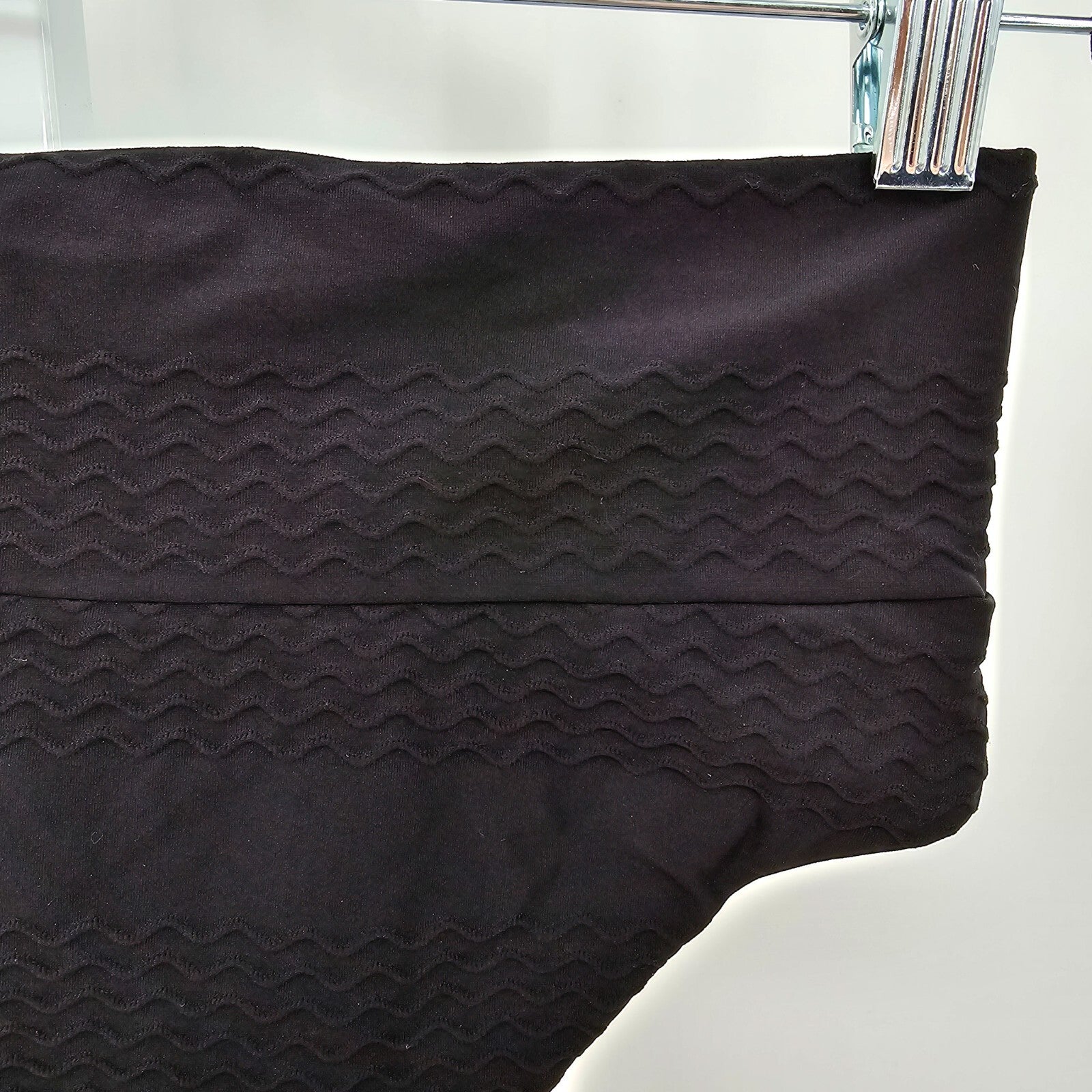 Aerie Black Bikini Bottom High Waist Swimwear Swimsuit Size Medium