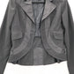 Arden B Black Tuxedo Peak Formal Cocktail Wedding Coat Jacket Blazer Medium