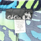 CSC Studio Blue Animal Print Flare Boho Summer Feminine Stretch Skirt Plus 3X