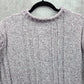 Erika Purple Chunky Oversized Ribbed Pullover Soft Y2K Chenille Sweater Plus 2X