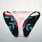 Nanette Lepore Black Floral Swim Beach Cheeky Flirty Boho Bikini Bottom L Large