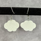 White Cloud Hook Dangle Drop Fashion Jewelry Earrings NWT JB2-10