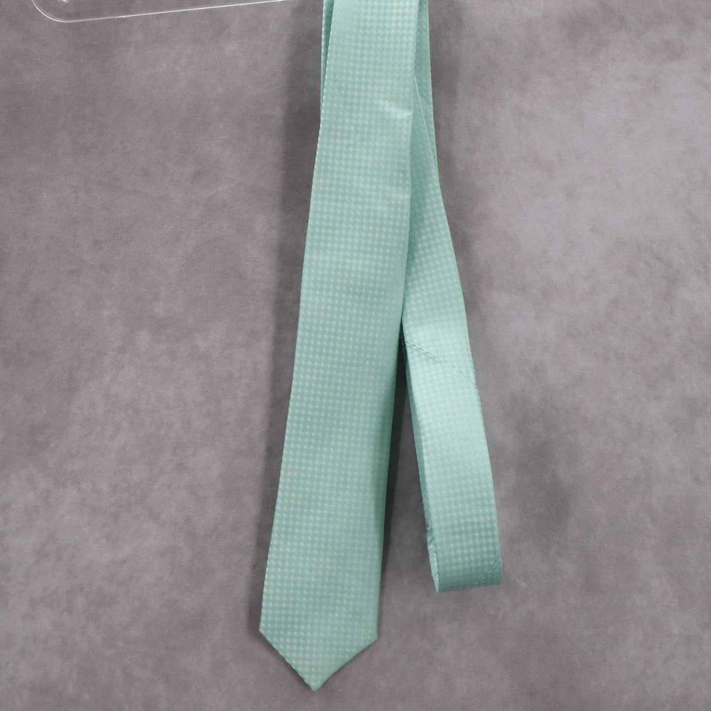 The Tie Bar Green Plaid Executive Silk Formal Business Classic Men's Neck Tie