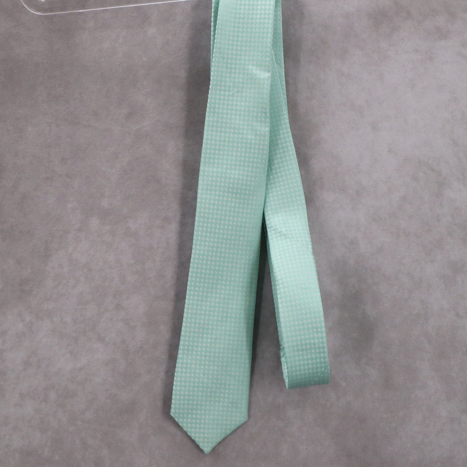 The Tie Bar Green Plaid Executive Silk Formal Business Classic Men's Neck Tie