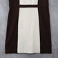 LOFT Colorblock Sheath Dress Sleeveless Brown Cream Career Work Office 14P