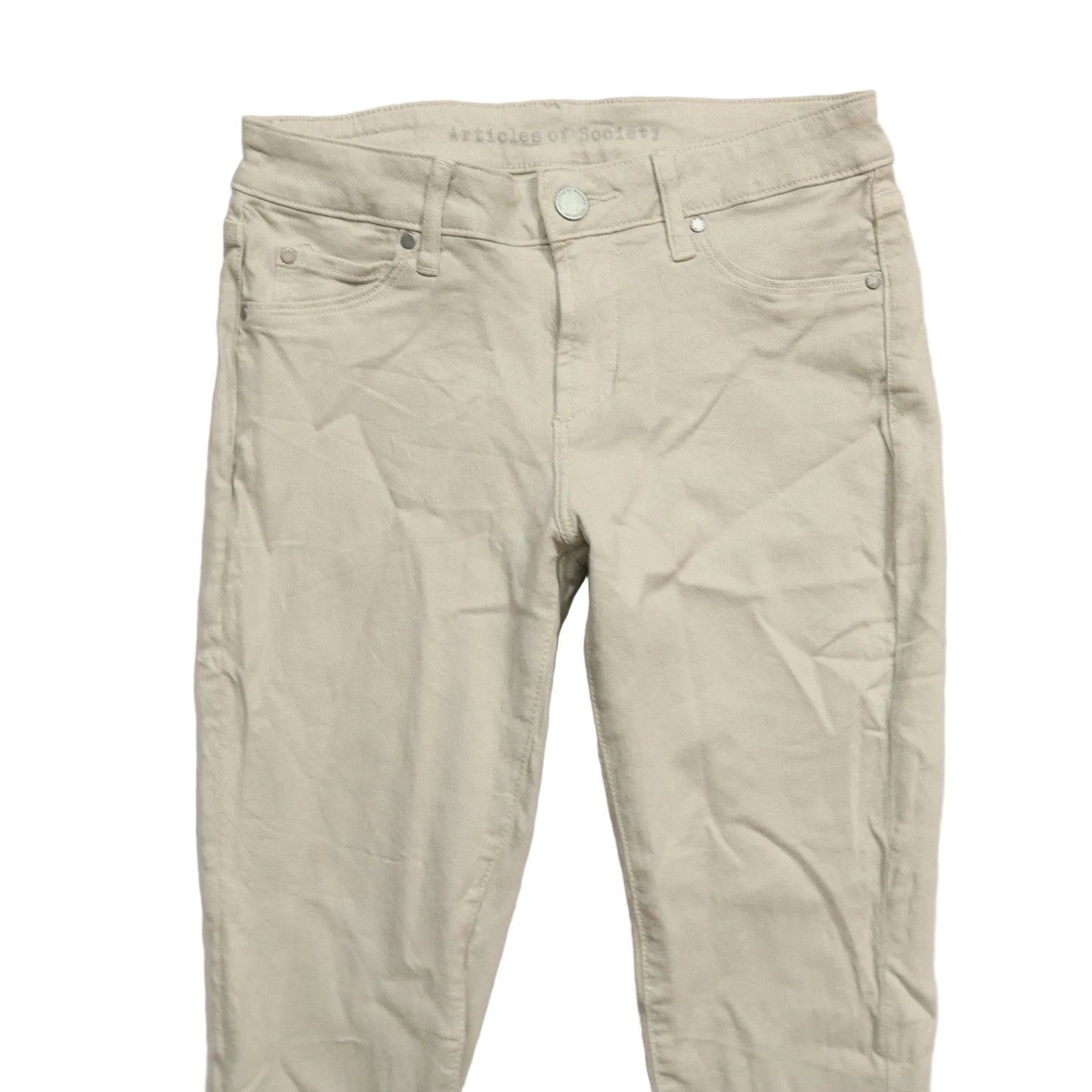 Articles of Society Gray Skinny Soft Stretch Y2K Indie Streetwear Skater Pant 25