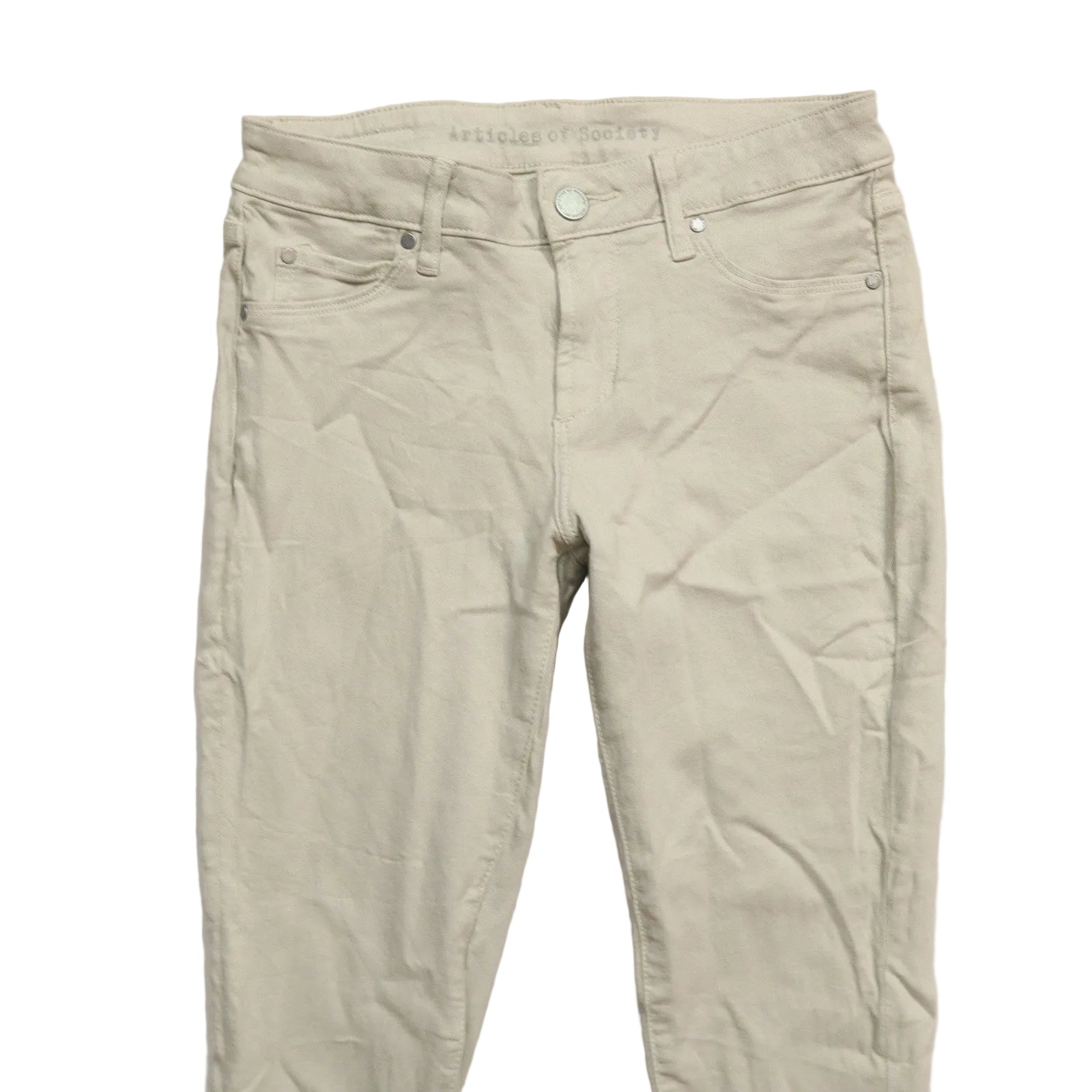 Articles of Society Gray Skinny Soft Stretch Y2K Indie Streetwear Skater Pant 25