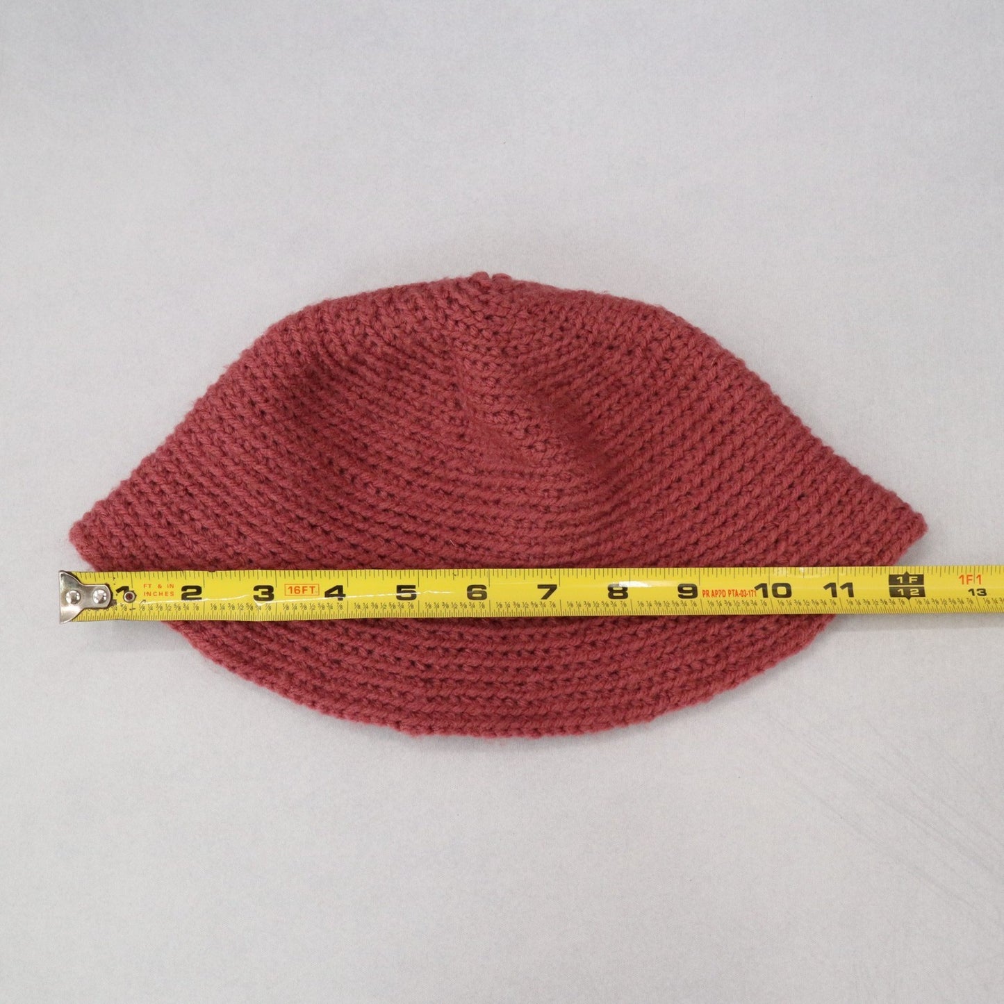 Pink Cable Knit Handmade Y2K Cozy Preppy Vintage Bucket Beanie Cap Hat