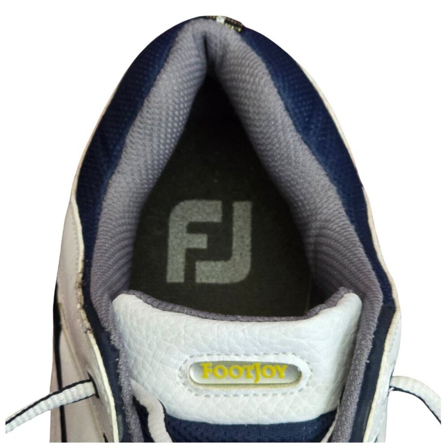 Footjoy FJ White Blue Spikeless Golf Sneakers Men's Shoes 11.5 M