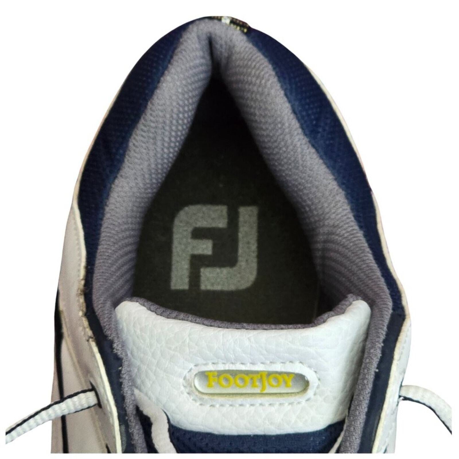 Footjoy FJ White Blue Spikeless Golf Sneakers Men's Shoes 11.5 M