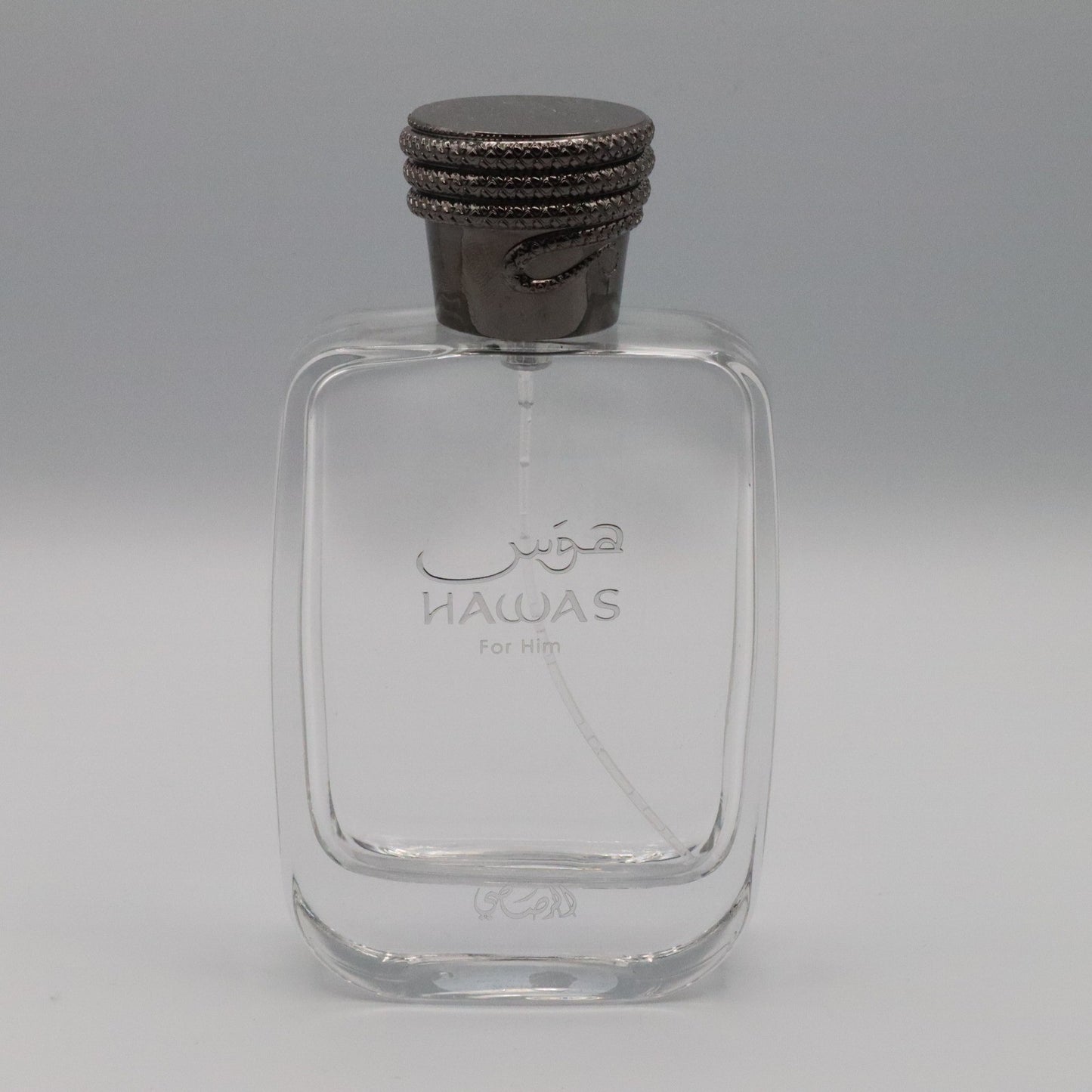 Hawas for Him Eau De Parfum 100 ML 3.38 FL OZ Collectors Display Empty Bottle