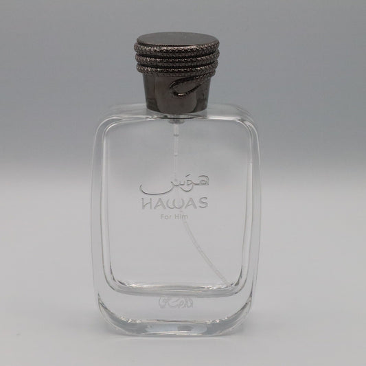 Hawas for Him Eau De Parfum 100 ML 3.38 FL OZ Collectors Display Empty Bottle