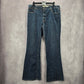 GAP Blue Stretch Flare Straight Denim  Pants Jeans 16R