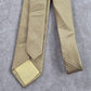 Zeke Gold Gray Geometric Square Executive Silk Executive Neck Tie Men's