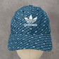 Adidas Blue Logo Golf Cloth Strap Athletic Performance Buckle Baseball Cap Hat