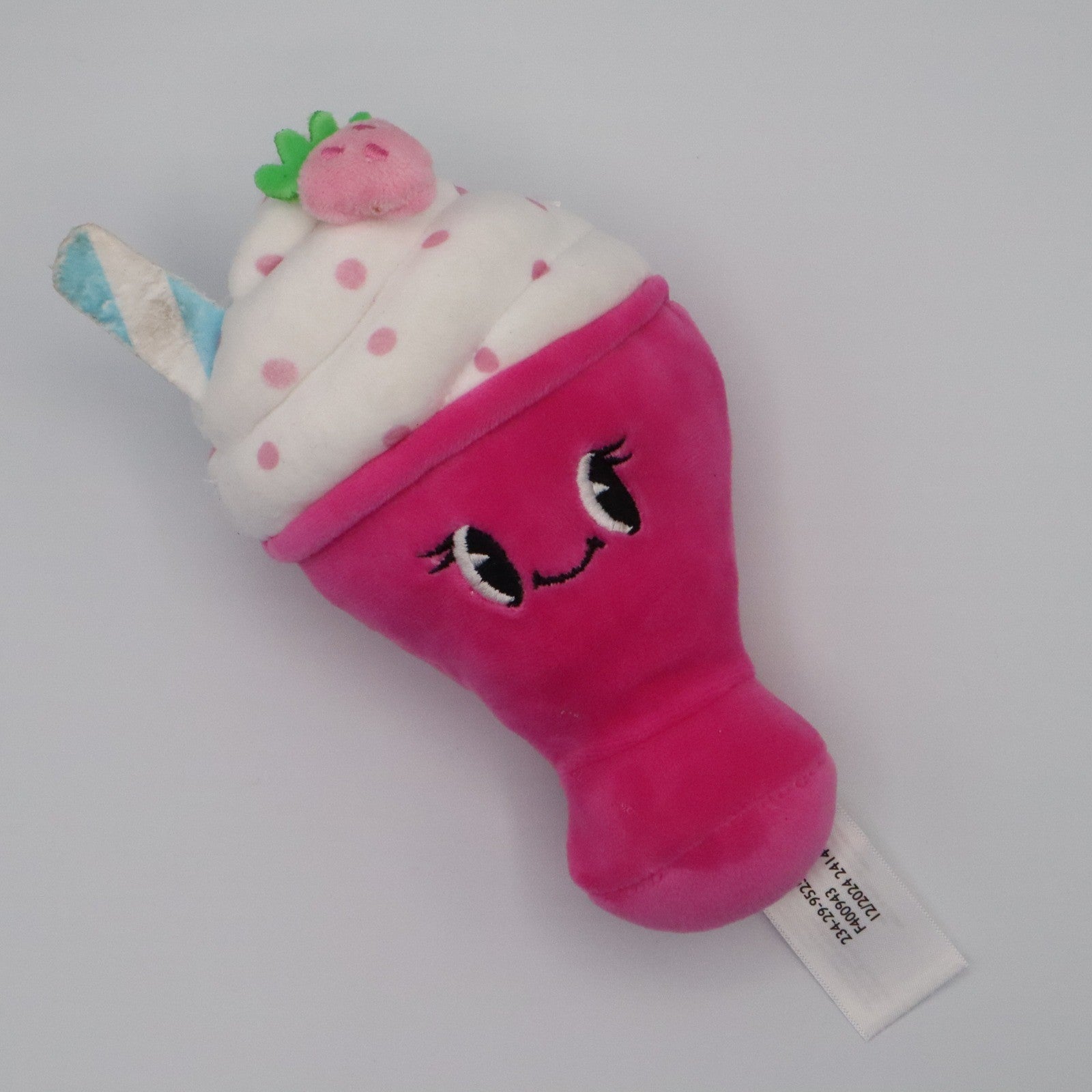 Kawaii Ice Cream Plush Toy Pink Dessert Stuffed Doll Cute Strawberry Gift 8"