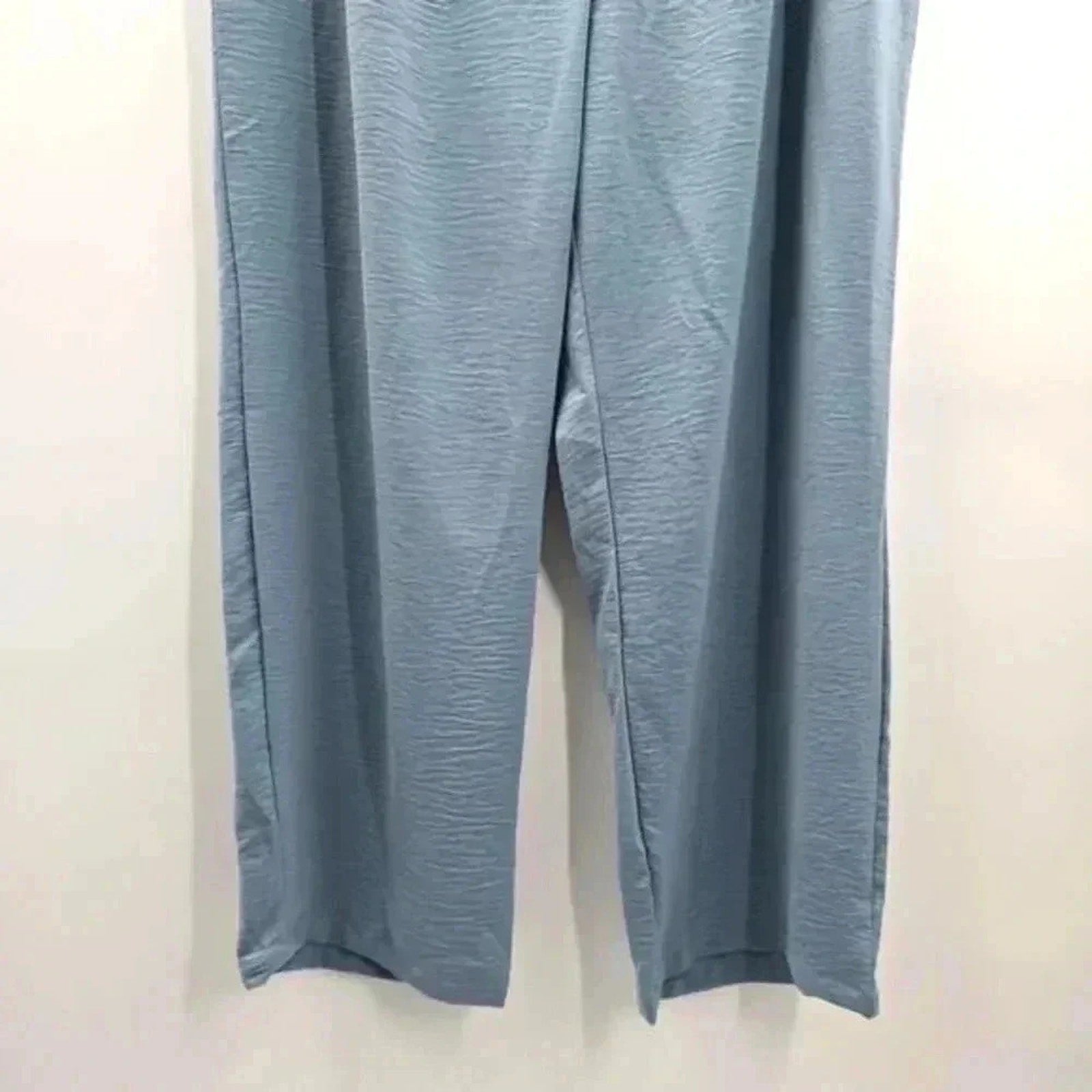 Shein Blue Wide Leg Dress Pants Executive Business Casual Bottoms Size 4XL