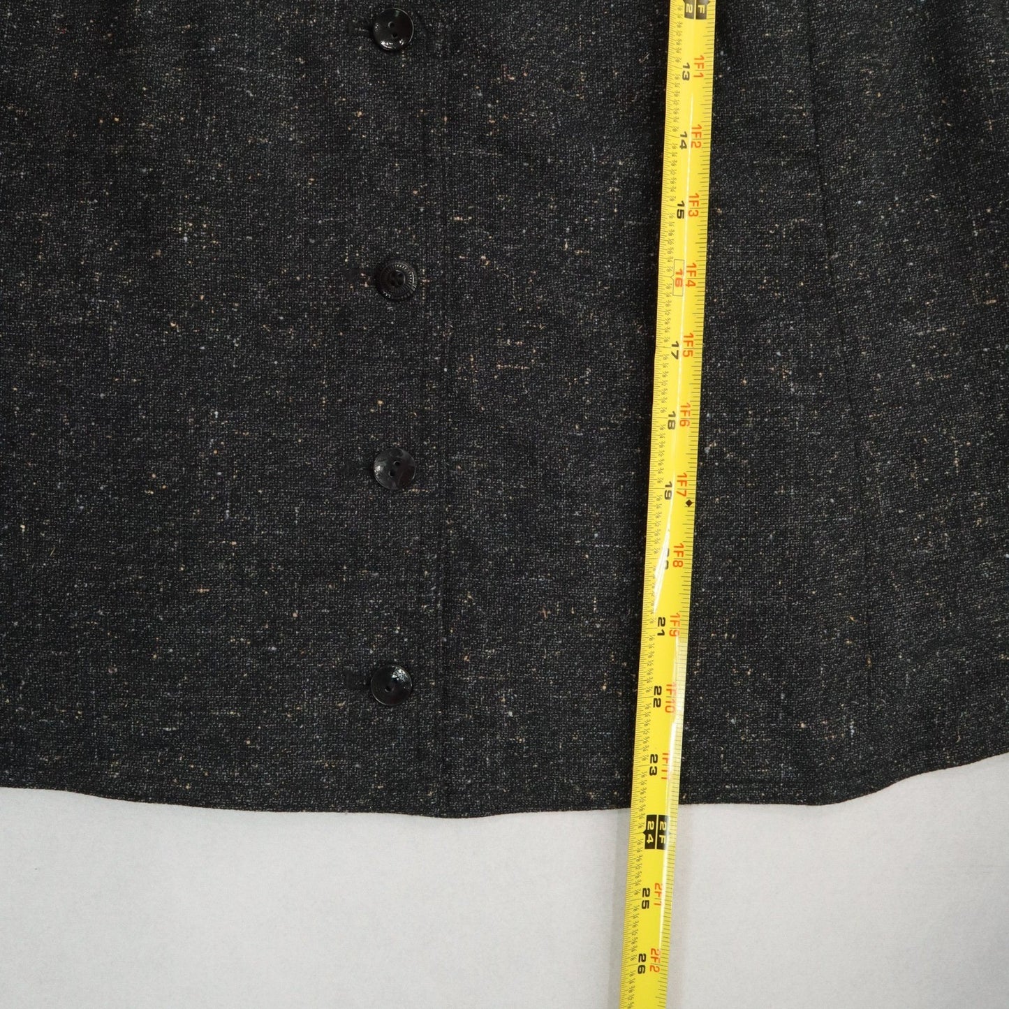 J Jill Gray 4 Button Heather Straight Waistcoat Tuxedo Formal Suit Vest L 44R