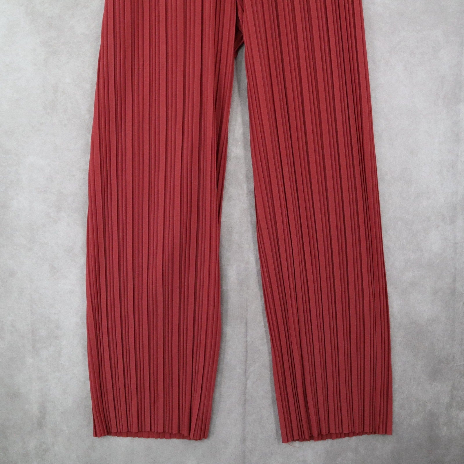 Pink Stripe Belted Wide Leg Boho Pull On Straight Leg Trousers Pant S Small