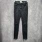 William Rast Black Skinny Sculpted Stretch High Rise Denim Pants Jeans 28