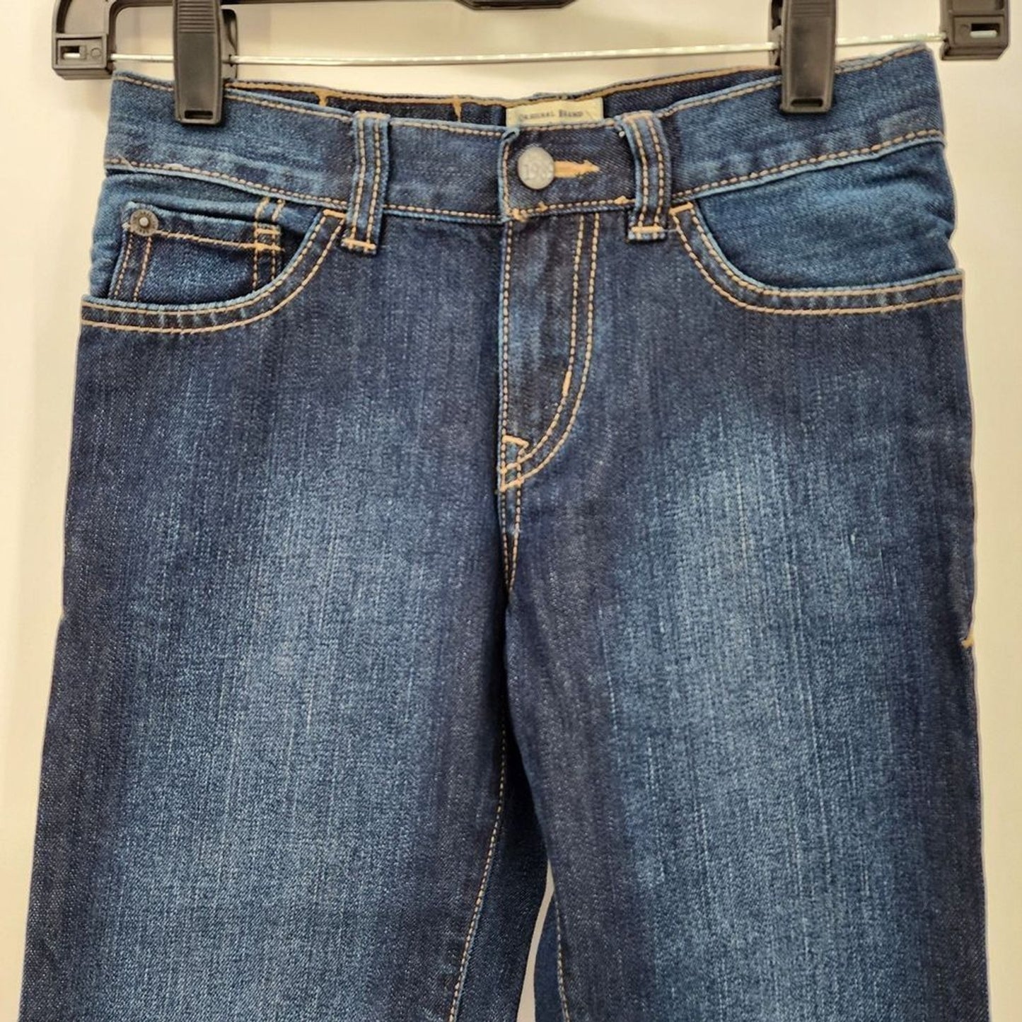 The Children's Place Bootcut Blue Jeans Denim Boys Adjustable Waist Pants Size 7