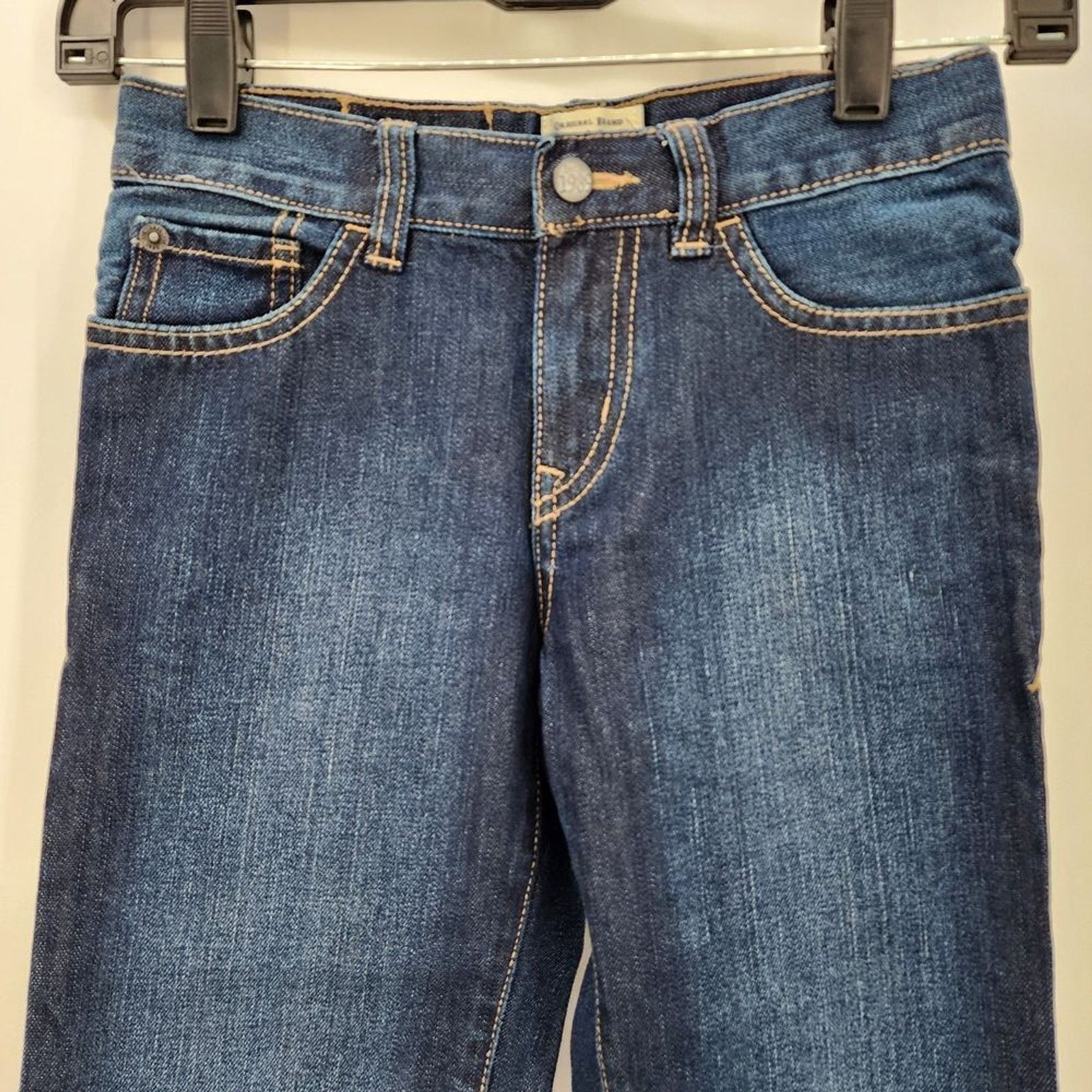 The Children's Place Bootcut Blue Jeans Denim Boys Adjustable Waist Pants Size 7