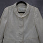 Banana Republic White Ecru Formal Clover Check Cotton Suit Coat Jacket Blazer 10