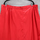 Ashro Red Formal Flare Long Party Satin Chic Vintage Cherry Maxi Skirt Plus 22W
