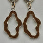 Musical Notes Gold Brown Dangle Hook Boho Retro Earrings Fashion Jewelry E29