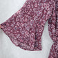 Speechless Purple Floral Fit Flare Boho Ruffle Flirt Bell Sleeve Dress Plus 1X