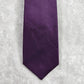 Croft & Barrow Solid Purple Executive Party Fathers Day Polyester Men's Neck Tie