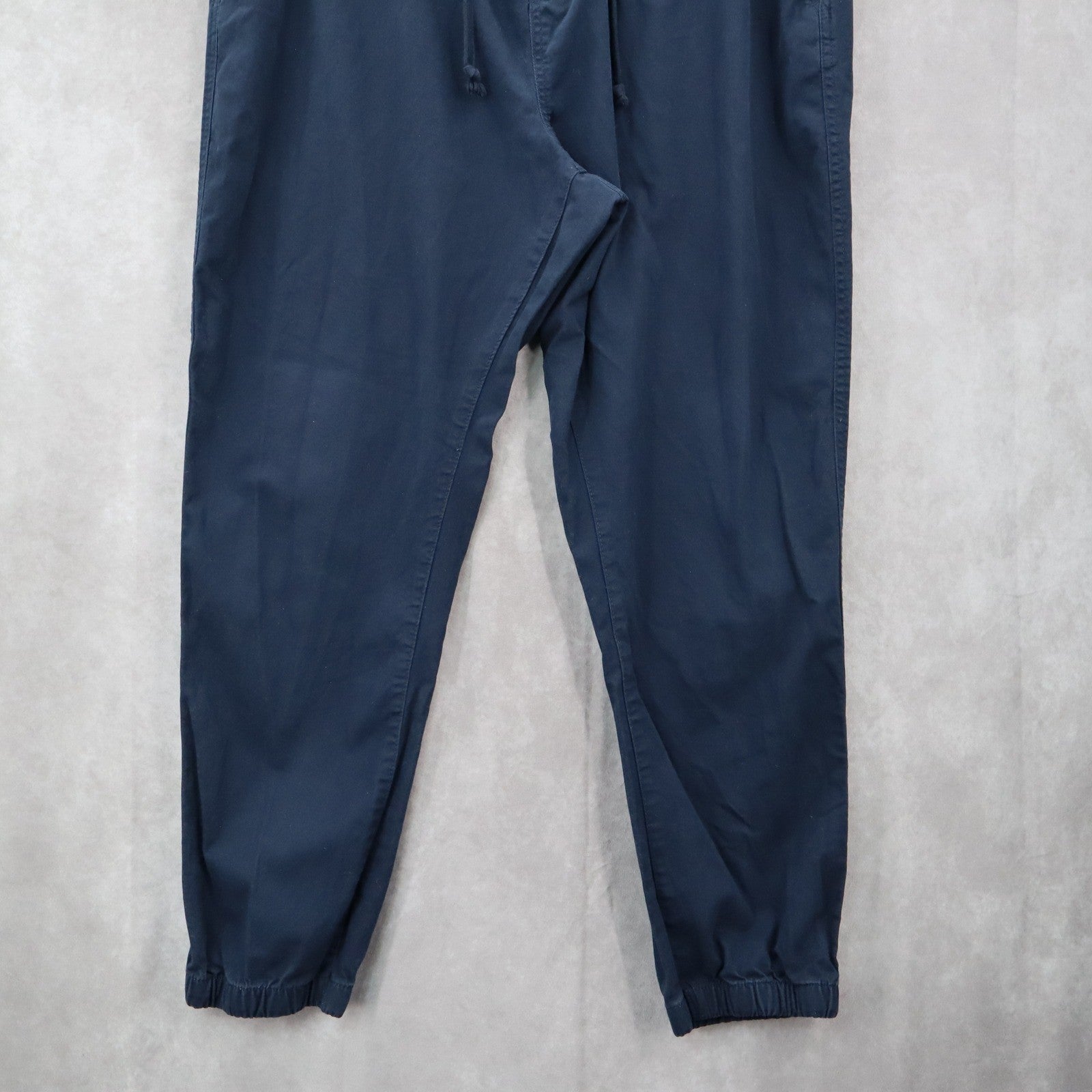 Old Navy Blue Jogger Pull On Elastic Trouser Cargo Cotton Tapered Mens Pants XL