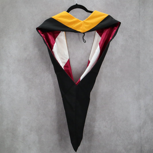 Texas Woman's University Black Masters Degree Graduation Honor Stole One Size