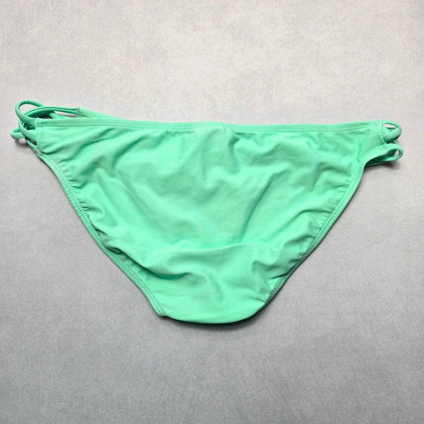 Arizona Jeans Co Green Swim Beach Cheeky Flirty Boho Bikini Bottom L Large