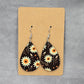 Teardrop Hook Floral Handmade Earrings JB1E10