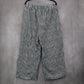 Gray Stripes Wide Leg Boho Preppy Straight Business Casual Trousers Pant Plus 1X
