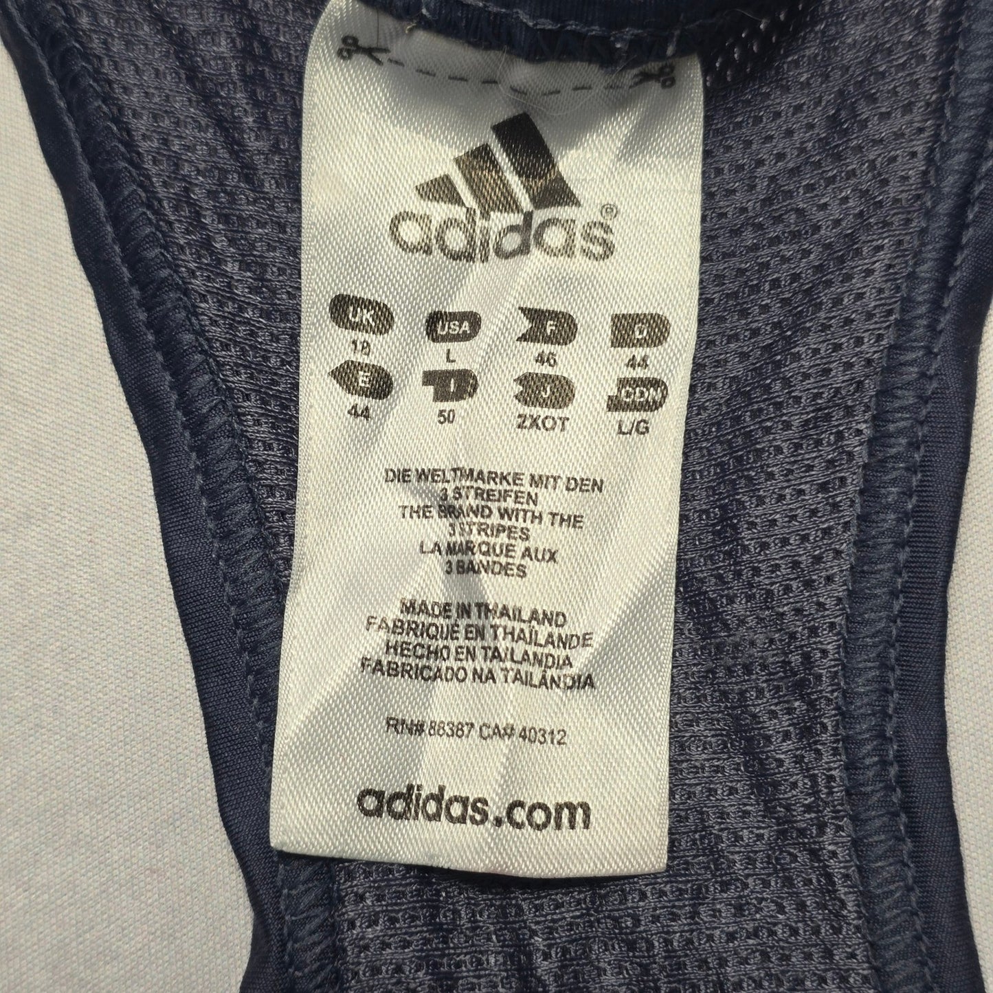 Adidas Gray Racerback Pull On Activewear Yoga Sports Bra Active L Large