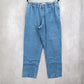 John Blair Blue Straight Leg Elastic Stretch Cotton Pants Denim Classic Jeans 10