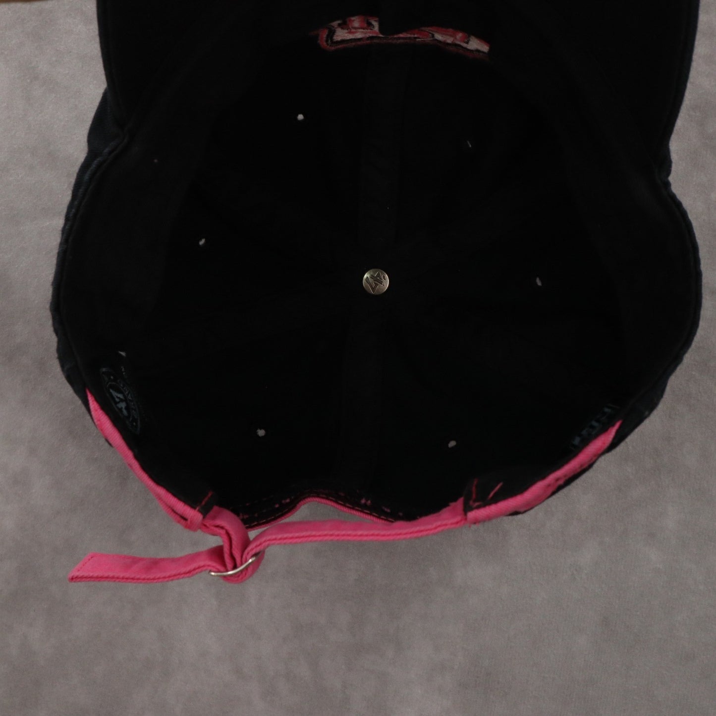 Kansas City Chiefs '47 Brand Black Pink Cloth Strap Athletic Baseball Hat Cap