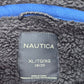 Nautica Red Zip Long Sleeve Fleece Sherpa Sweater Hoodie Boys Youth XL 18 20