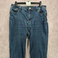 Rue21 Twentyone Black Blue Denim Pants Straight Stretch Skinny Jeans 13/14R