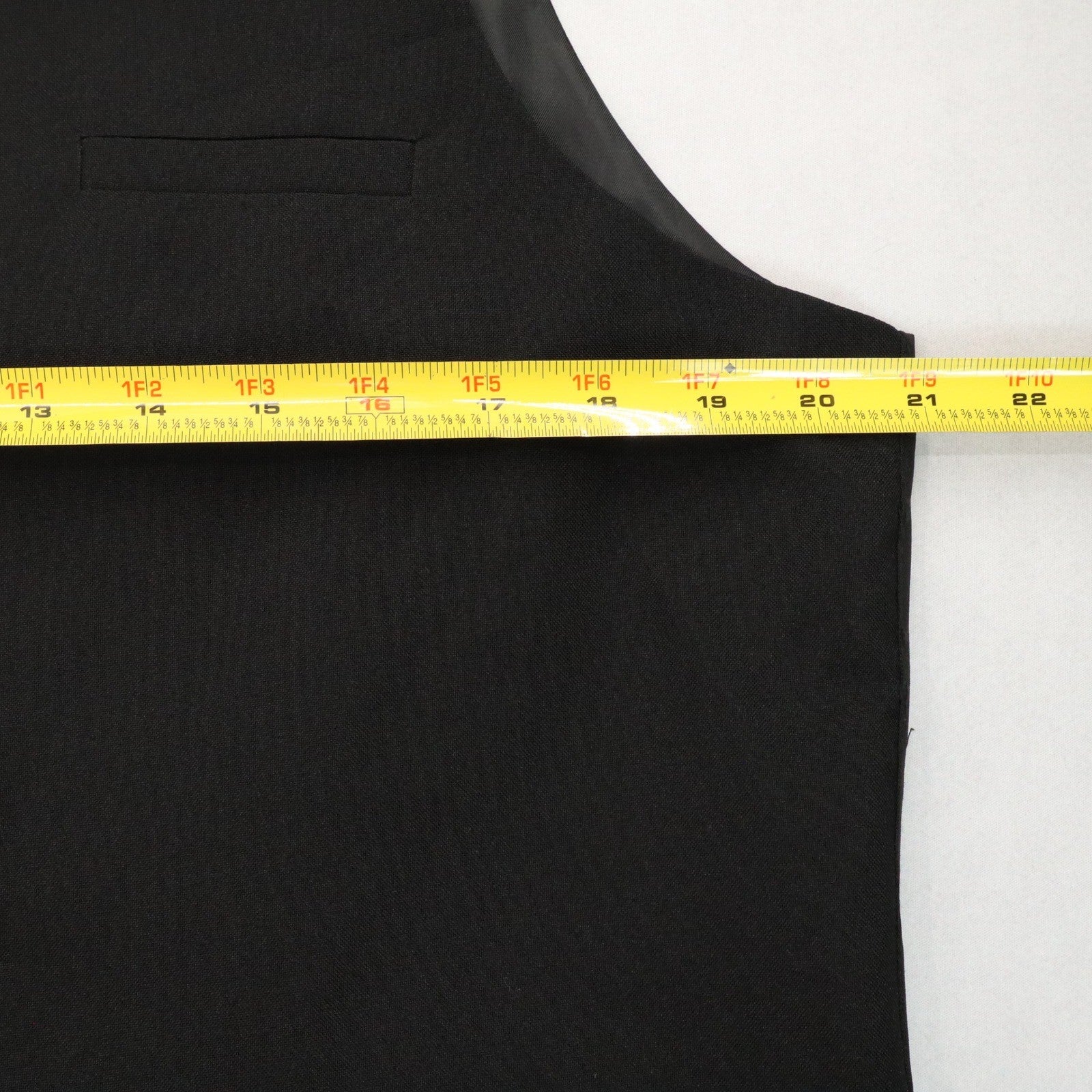 Daniel Elissa Black 5 Button Point Waistcoat Tuxedo Formal Suit Vest Medium 42R