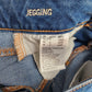 American Eagle Outfitters Super Stretch Blue Jeans Girls Junior Jegging Size 0