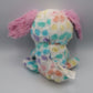 Colorful Bunny Plush Toy Stuffed Animal Soft Rainbow Pastel Sparkle Ears 9"