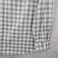 Gap Slim Fit Gray Plaid Long Sleeve Casual Work Mens Button Down Dress Shirt XL