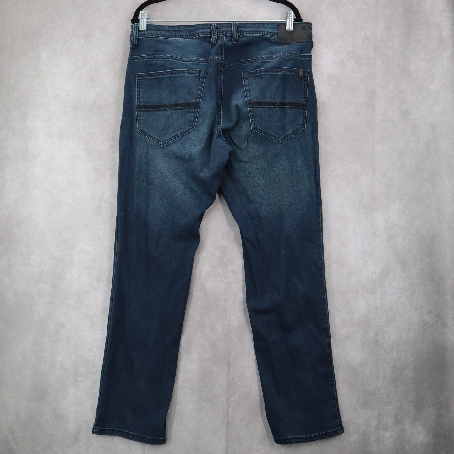 Buffalo David Bitton Blue Axel Slim Stretch Denim Jeans Mens Straight Leg36x30