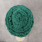 Green Crochet Elven Cable Knit Chunky Cottage Y2K Vintage Beanie Cap Hat OS
