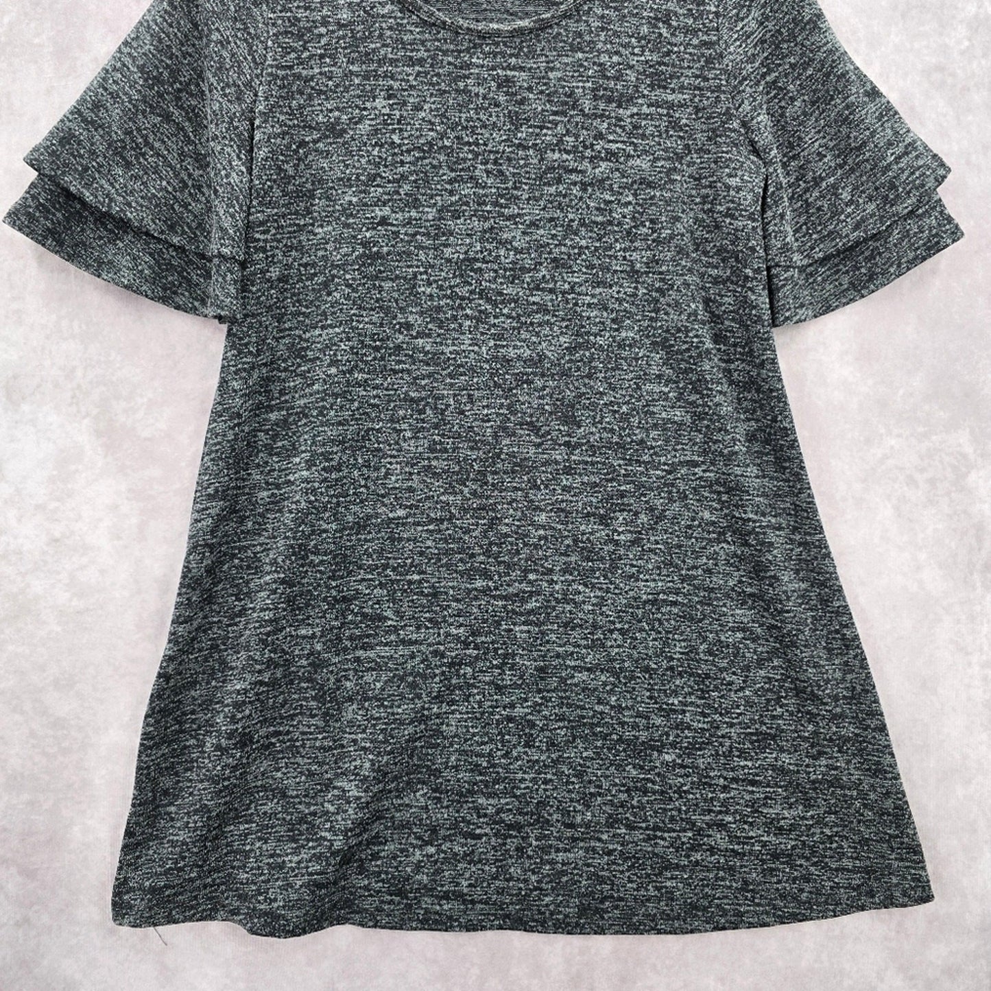 Bobbie Brooks Gray Fir Flare Chic Business Boho Y2K Casual Dress Small